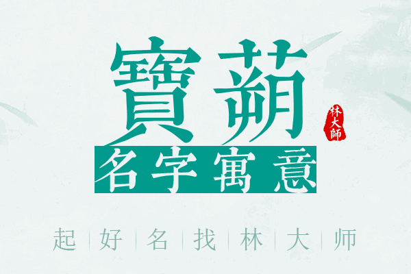 宝蒴名字寓意