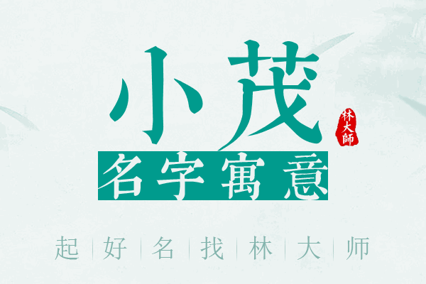 小茂名字寓意