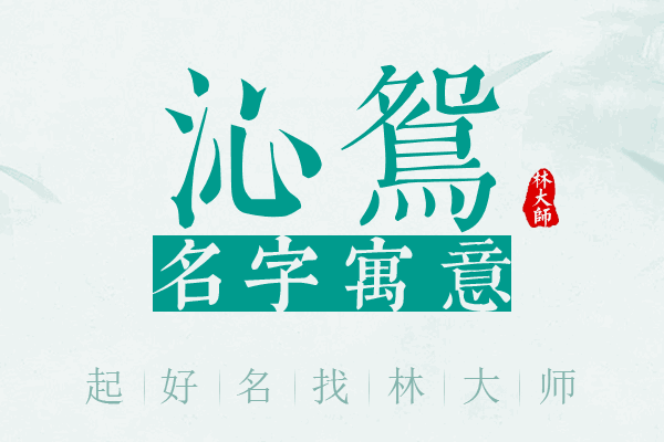 沁鸳名字寓意