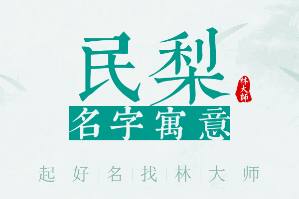 民梨名字寓意