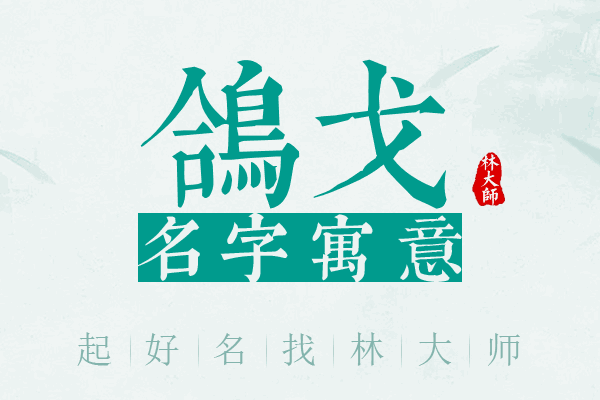 鸽戈名字寓意