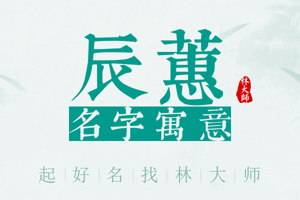 辰蕙名字寓意