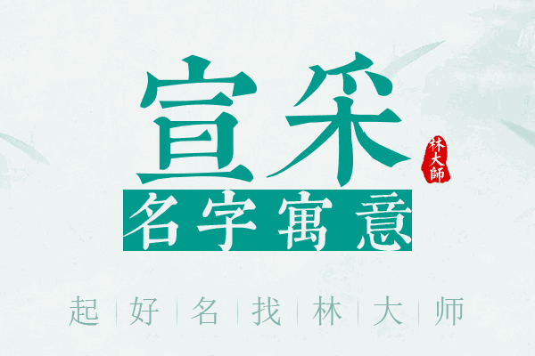 宣采名字寓意