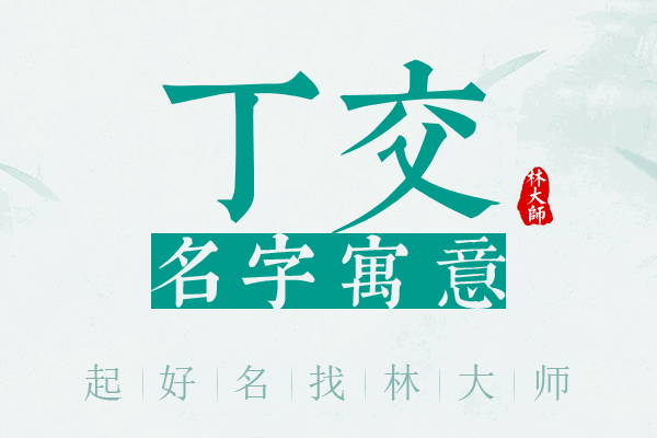 丁交名字寓意