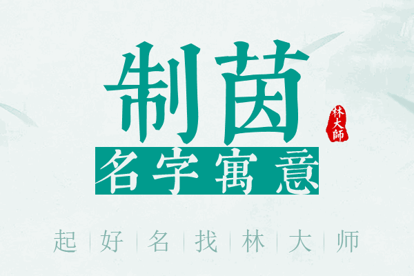 制茵名字寓意