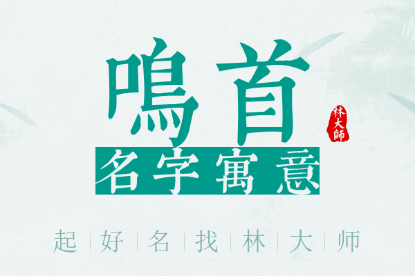 鸣首名字寓意