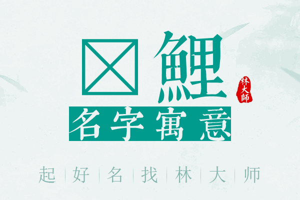 晔鲤名字寓意